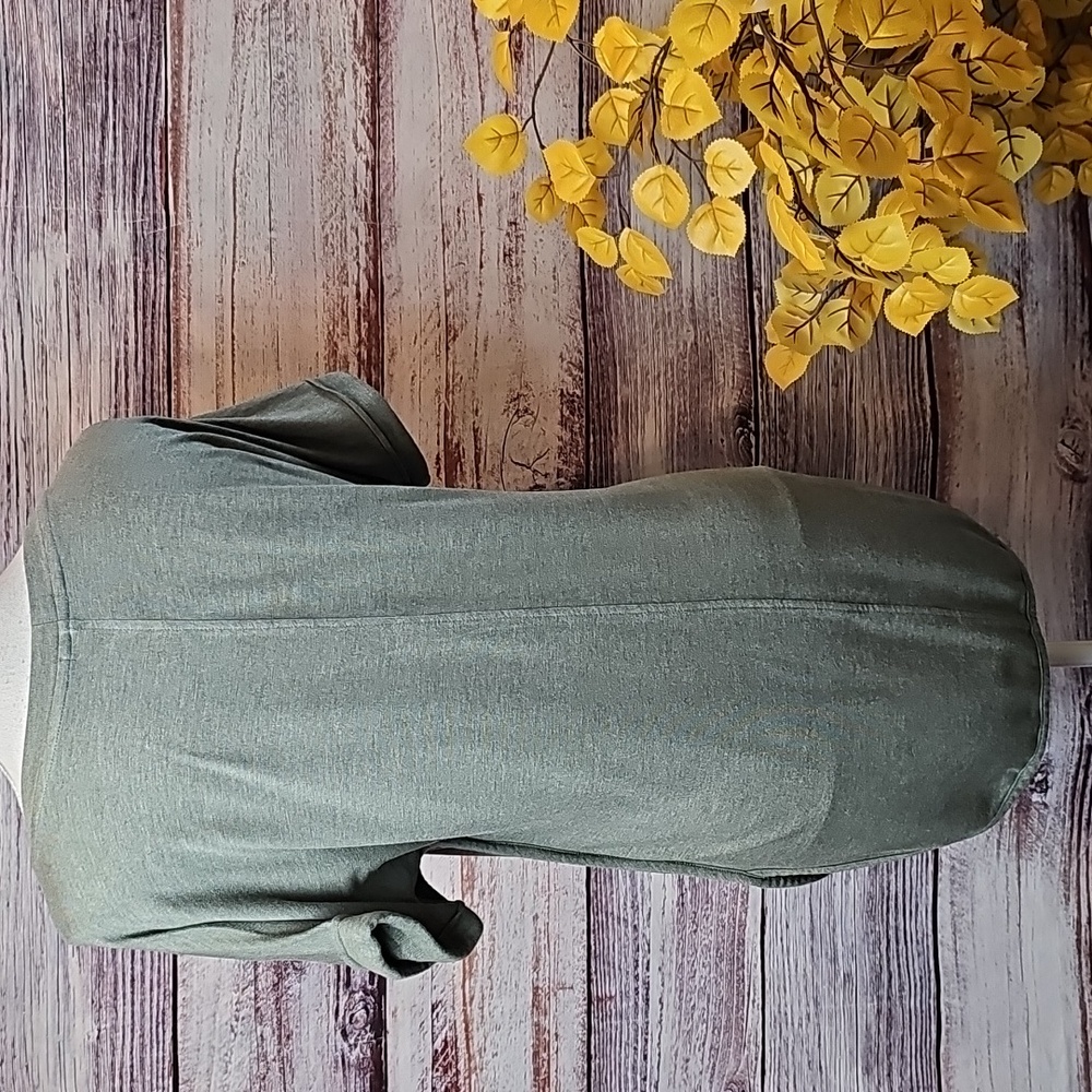 NEW MATTY M GRAY CUFFED SLEEVE PULLOVER TEE - Picture 5 of 10